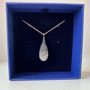 Swarovski Crystal Teardrop Pendant Necklace